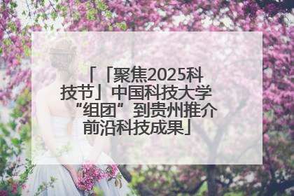 「聚焦2025科技节」中国科技大学“组团”到贵州推介前沿科技成果