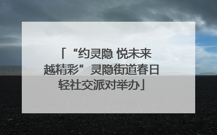 “约灵隐 悦未来 越精彩”灵隐街道春日轻社交派对举办