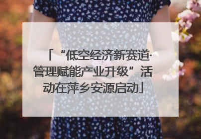 “低空经济新赛道·管理赋能产业升级”活动在萍乡安源启动
