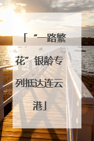 “一路繁花”银龄专列抵达连云港