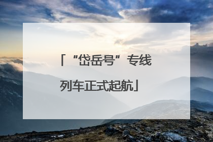 “岱岳号”专线列车正式起航