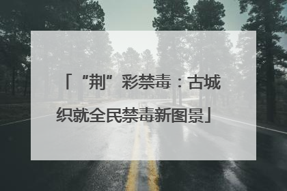 “荆”彩禁毒：古城织就全民禁毒新图景