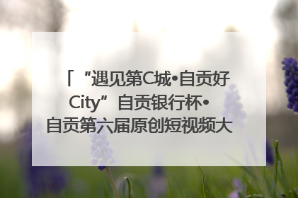 “遇见第C城•自贡好City”自贡银行杯•自贡第六届原创短视频大赛获奖名单出炉｜美好生活有“盐”味