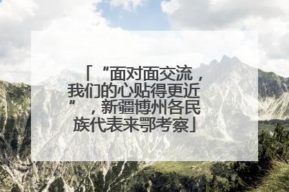 “面对面交流，我们的心贴得更近”，新疆博州各民族代表来鄂考察