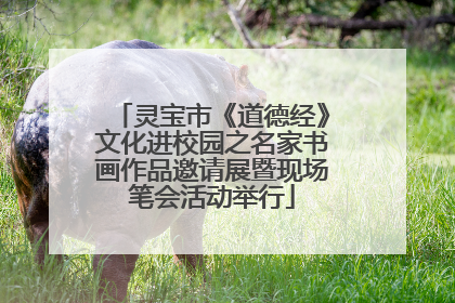 灵宝市《道德经》文化进校园之名家书画作品邀请展暨现场笔会活动举行