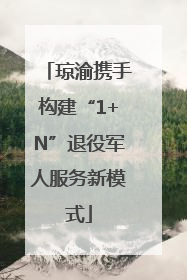 琼渝携手构建“1+N”退役军人服务新模式