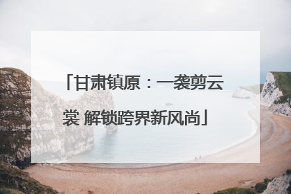 甘肃镇原：一袭剪云裳 解锁跨界新风尚