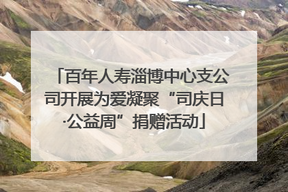 百年人寿淄博中心支公司开展为爱凝聚“司庆日·公益周”捐赠活动