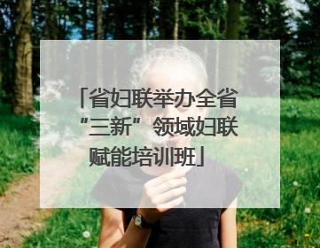 省妇联举办全省“三新”领域妇联赋能培训班