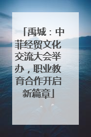 禹城：中菲经贸文化交流大会举办，职业教育合作开启新篇章