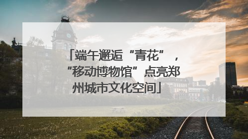 端午邂逅“青花”，“移动博物馆”点亮郑州城市文化空间
