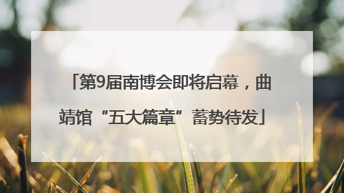 第9届南博会即将启幕，曲靖馆“五大篇章”蓄势待发
