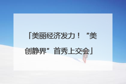 美丽经济发力！“美创静界”首秀上交会