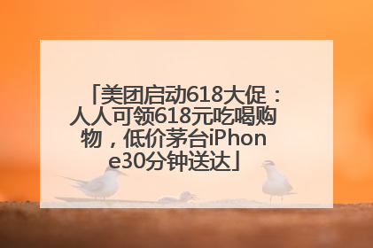 美团启动618大促：人人可领618元吃喝购物，低价茅台iPhone30分钟送达
