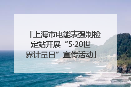 上海市电能表强制检定站开展“5·20世界计量日”宣传活动