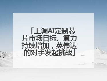 上调AI定制芯片市场目标、算力持续增加，英伟达的对手发起挑战