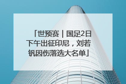 世预赛｜国足2日下午出征印尼，刘若钒因伤落选大名单