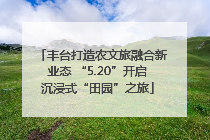 丰台打造农文旅融合新业态 “5.20”开启沉浸式“田园”之旅