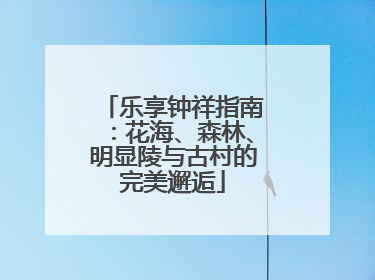乐享钟祥指南：花海、森林、明显陵与古村的完美邂逅