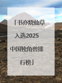 书亦烧仙草入选2025中国独角兽排行榜