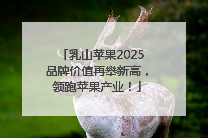 乳山苹果2025品牌价值再攀新高，领跑苹果产业！