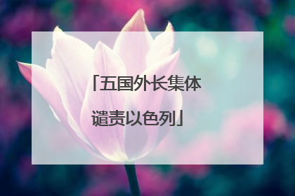 五国外长集体谴责以色列