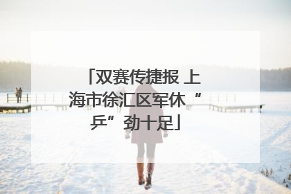 双赛传捷报 上海市徐汇区军休“乒”劲十足