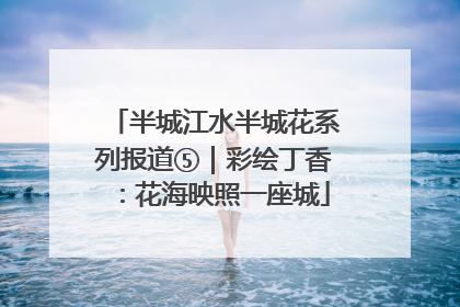 半城江水半城花系列报道⑤｜彩绘丁香：花海映照一座城