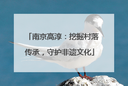 南京高淳：挖掘村落传承，守护非遗文化
