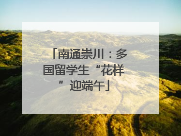 南通崇川：多国留学生“花样”迎端午