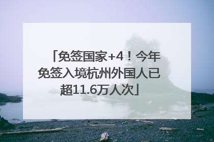 免签国家+4！今年免签入境杭州外国人已超11.6万人次