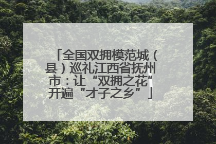 全国双拥模范城（县）巡礼江西省抚州市：让“双拥之花”开遍“才子之乡”