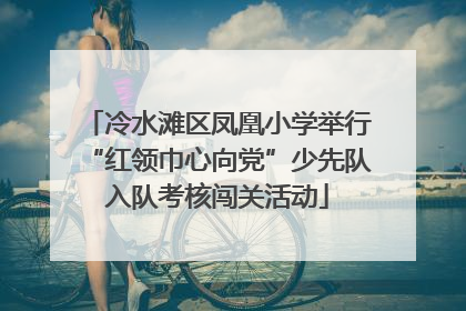 冷水滩区凤凰小学举行“红领巾心向党”少先队入队考核闯关活动