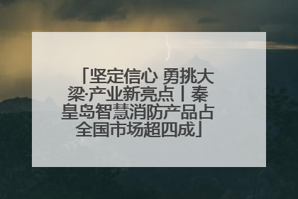 坚定信心 勇挑大梁·产业新亮点丨秦皇岛智慧消防产品占全国市场超四成