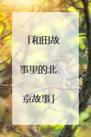 和田故事里的北京故事