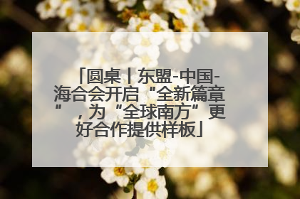 圆桌丨东盟-中国-海合会开启“全新篇章”，为“全球南方”更好合作提供样板