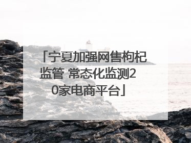 宁夏加强网售枸杞监管 常态化监测20家电商平台