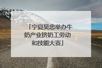 宁夏吴忠举办牛奶产业挤奶工劳动和技能大赛