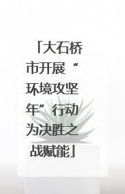 大石桥市开展“环境攻坚年”行动为决胜之战赋能