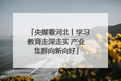 央媒看河北丨学习教育走深走实 产业集群向新向好