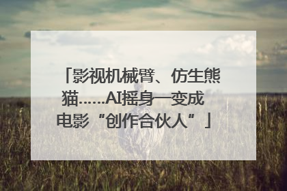 影视机械臂、仿生熊猫……AI摇身一变成电影“创作合伙人”
