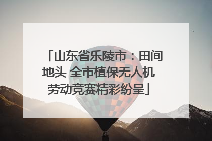 山东省乐陵市：田间地头 全市植保无人机劳动竞赛精彩纷呈