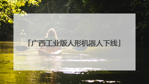 广西工业版人形机器人下线