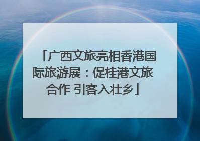 广西文旅亮相香港国际旅游展：促桂港文旅合作 引客入壮乡