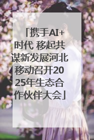 携手AI+时代 移起共谋新发展河北移动召开2025年生态合作伙伴大会