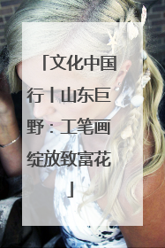 文化中国行丨山东巨野：工笔画绽放致富花