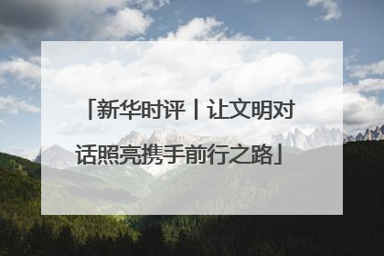 新华时评丨让文明对话照亮携手前行之路