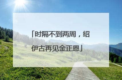 时隔不到两周，绍伊古再见金正恩