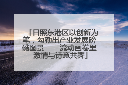 日照东港区以创新为笔，勾勒出产业发展磅礴图景——流动画卷里 激情与诗意共舞