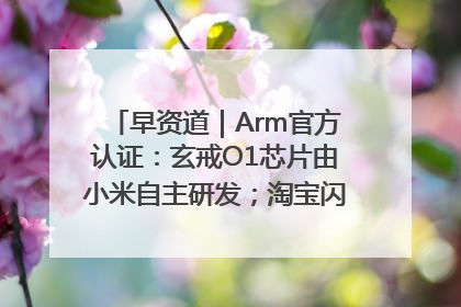 早资道｜Arm官方认证：玄戒O1芯片由小米自主研发；淘宝闪购联合饿了么日订单超4000万